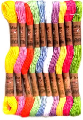 Embroidery Threads Yarn Mix Colors 8M 10 Pcs