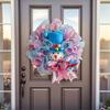 Christmas Snowman Wreath Door Hanger Holiday Party Decor Indoor Outdoor