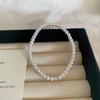 Exquisite French Zircon Pearl Bracelet for Women - Luxurious, Simple, Fashionable, and Versatile Design
