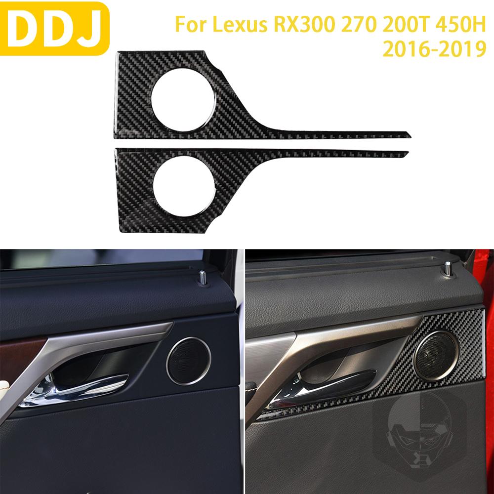 

Для Lexus RX300 270 200T 450H 2016-аксессуары для автомобиля из углеродного волокна, внутренняя ручка задней двери, накладка, наклейки