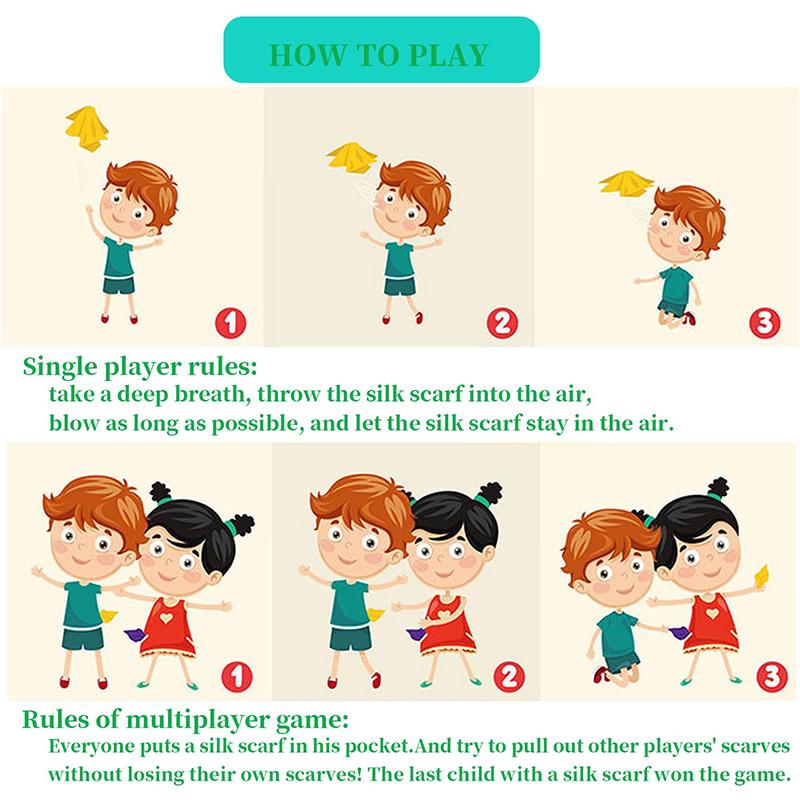 Scarves For Kids Pretend Play Toys 6Colors Party Games Children Movement Magic Tricks Performance Prop Play Princess Game TMZ