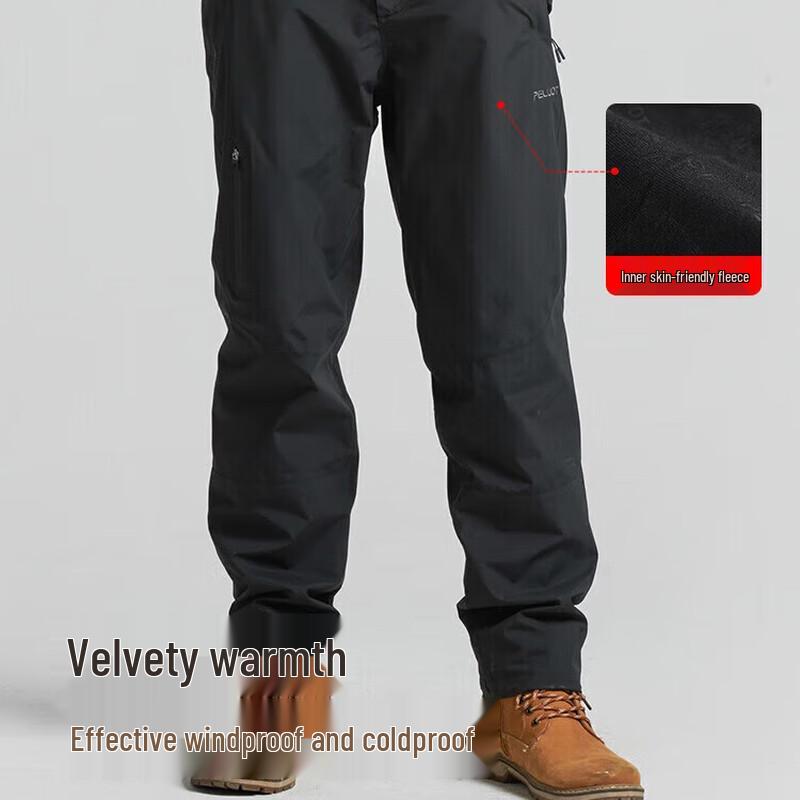 BXI Unisex Waterproof Fleece-Lined Hiking Pants
