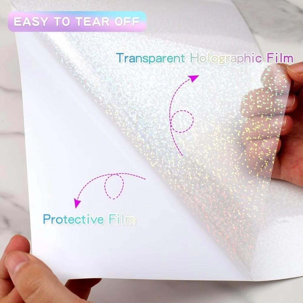5Pcs Waterproof Laminating Sheets Self Adhesive Cold Lamination Film  Card Photo