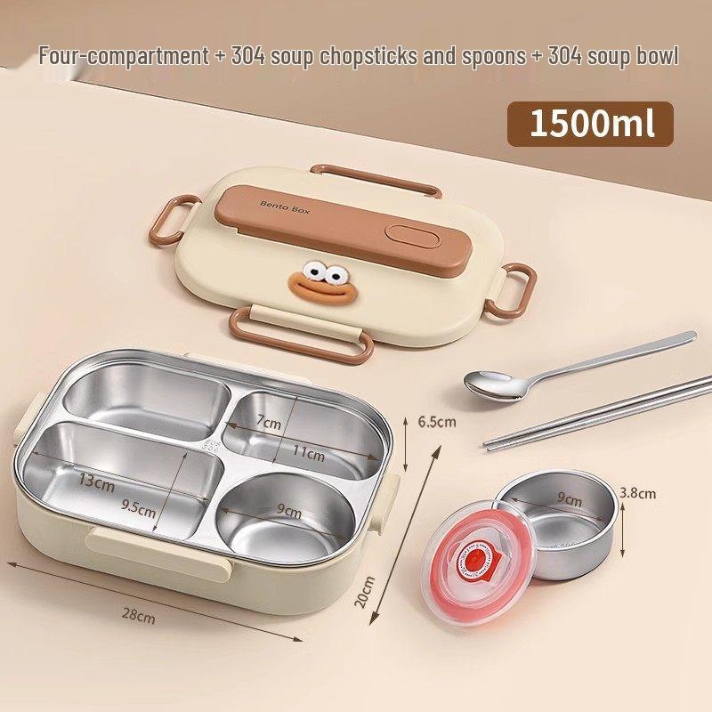 ZISIZ Food Grade 304 Stainless Steel Insulated Lunch Box