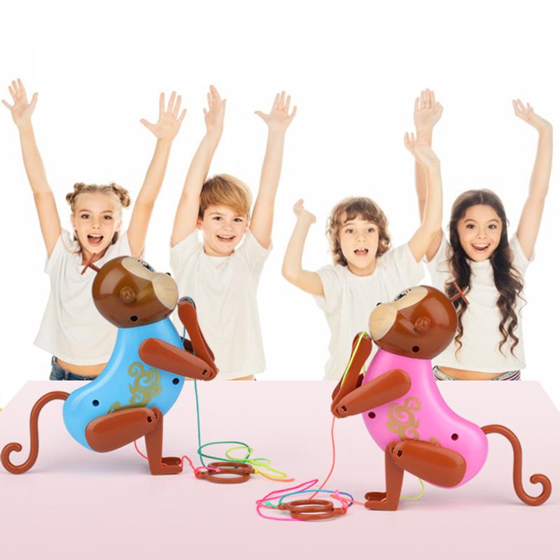 Funny Plastic Monkey Climbing Rope Toy Climb The Rope Toys for Children Animal Parent-Child Interaction Play Toys Birthday Gifts