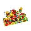Fun Children'S Ball Slide Track Building Blocks Assembled With Ball-Sized Granular Toys To Assemble Holiday Gifts.