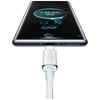 Kabel USAMS Cloud Series US-SJ658 6A     USB-A do USB-C 1,2m biały