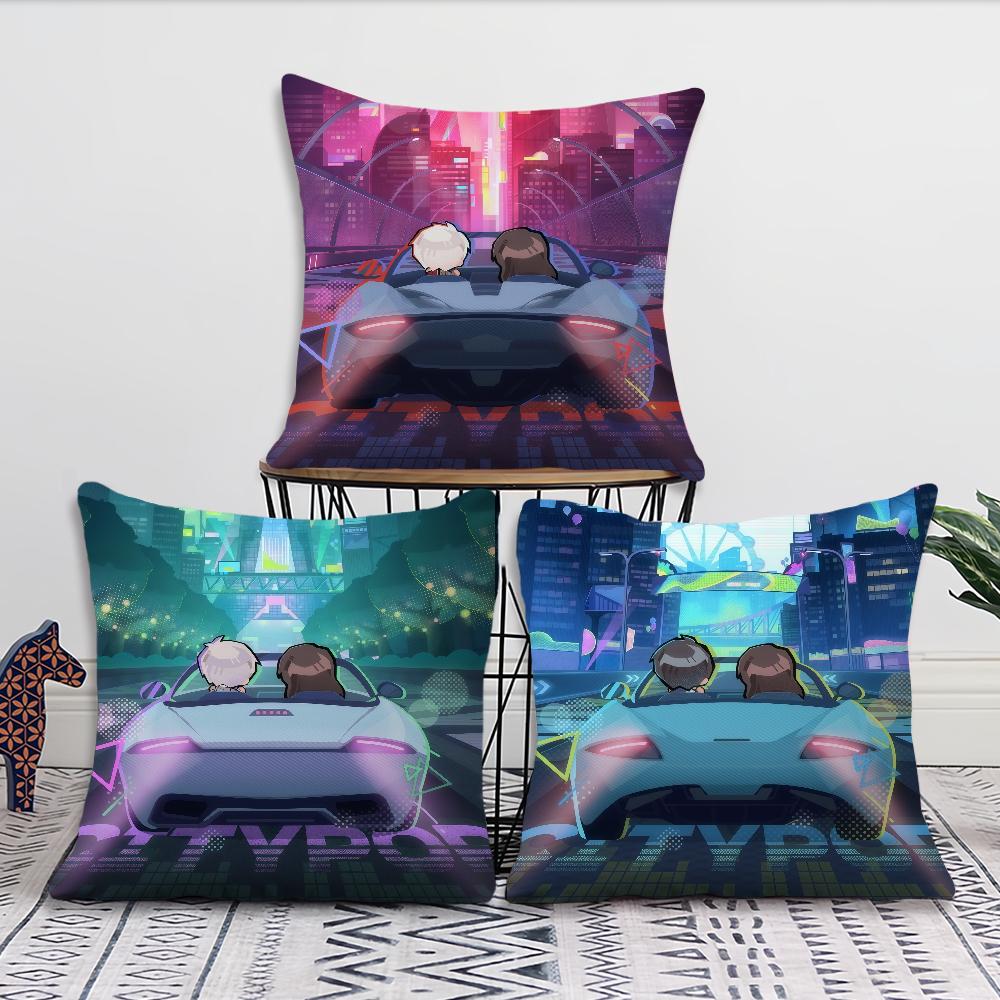 Love and Deepspace Game F Cushion Cover Pillow Cover Decoration Room Home Sofa Living Office Car Nordic Simplicity