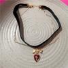 Fashion Sexy Pearl Heart Lace Necklace Pendant Velvet Chain Choker For Women Charm Party Personalized Neck Jewelry Special Gifs
