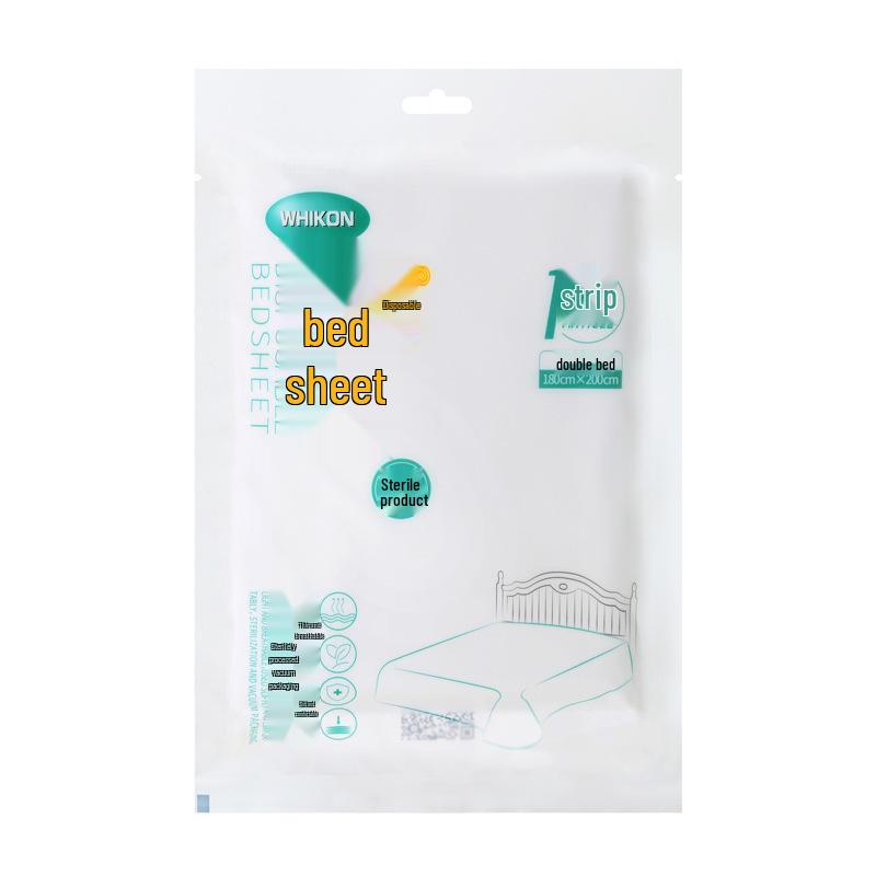 WHIKON Huikang Disposable Vacuum-Packed Towel, Bed Sheet, Duvet Cover, Pillowcase & Toilet Seat Cover Set