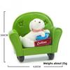 Dog Resin Figurine Ornament With Green Sofa For Shooting Props And Gift Teens