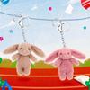 Cartoon Rabbit Keychain Bag Pendant Charming Accessory for Birthdays and Parties