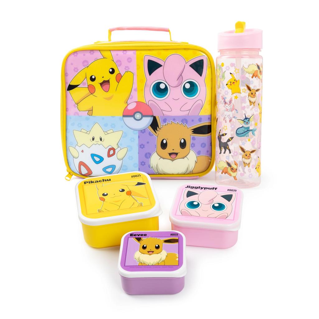 POKEMON Girls Pose Lunch Bag and Bottle Set