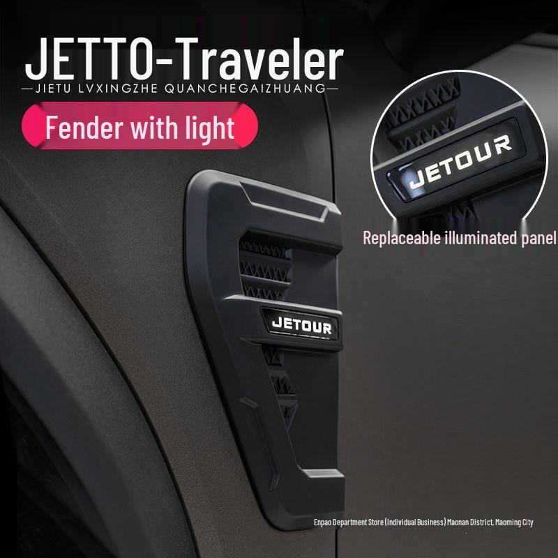 Jetour Traveler ShanHai T2 Fender LED Turn Signal Side Light Modification Kit