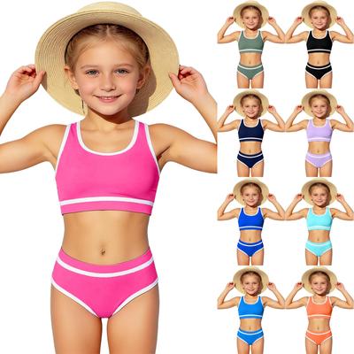 Bikini-Set für Mädchen - Teenager-Bademode Separates Oberteil & Unterteil