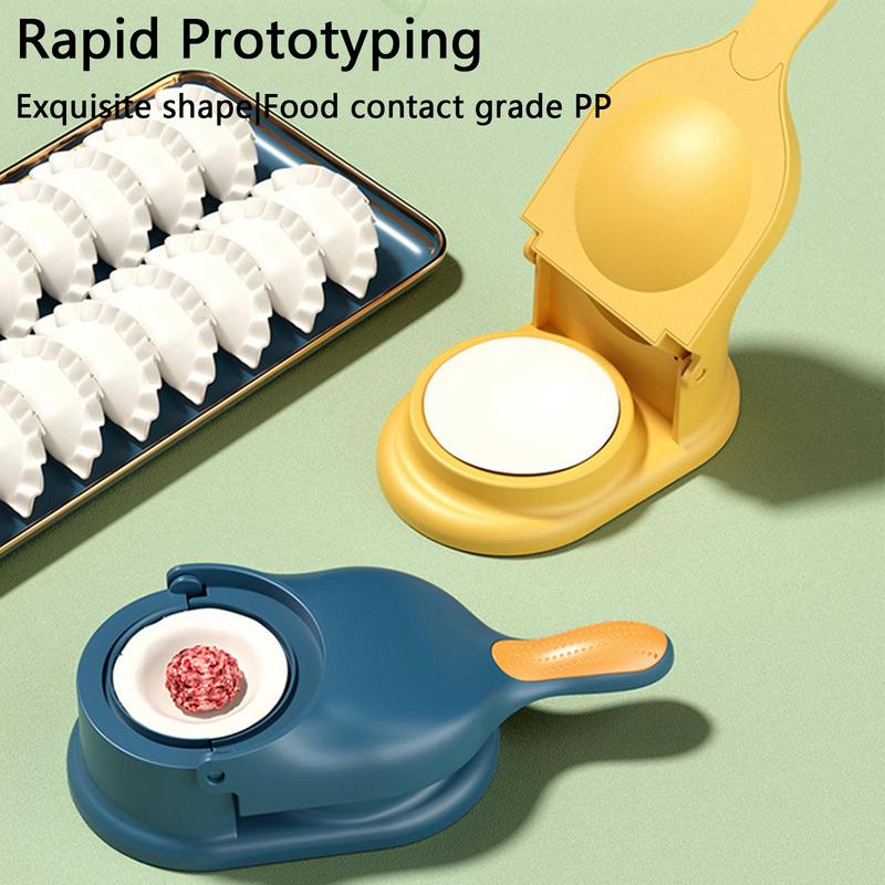 Kitchen Tool Dumpling Maker DIY Kit Wrapper Presser Manual Labor-Saving Ravioli Empanadas Dough Skin Molder Machine Portable