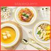 Disposable Plastic Salad Bowl With Gold Edge And Deep Design For Party And Catering Use