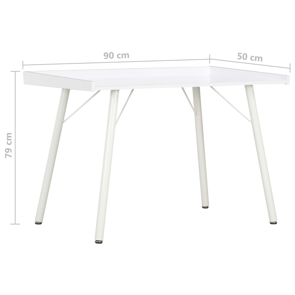White Desk 90*50*79 cm