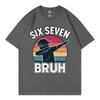 Funny 67 Six Seven Meme Tshirt Unisex Unisex Fashion Y2k Short Sleeve Tshirts Summer Casual Loose 100cotton T Shirt Streetwear