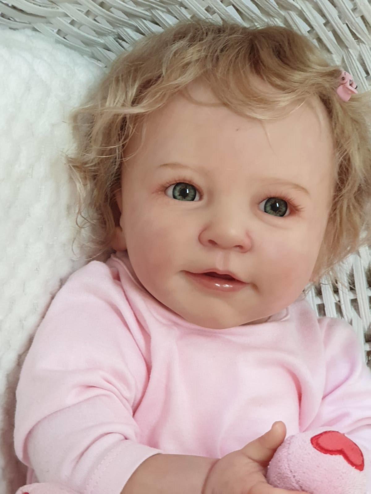 55cm NPK Cloth Body Reborn Doll with 3D Veins and Realistic Skin 55cm