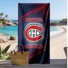 Asciugamano da Spiaggia Stampa Montreal Canadiens Morbido Portatile Asciugatura Rapida?Asciugamano Asciutto Per Piscina Vacanza Estiva Sport all'Aperto