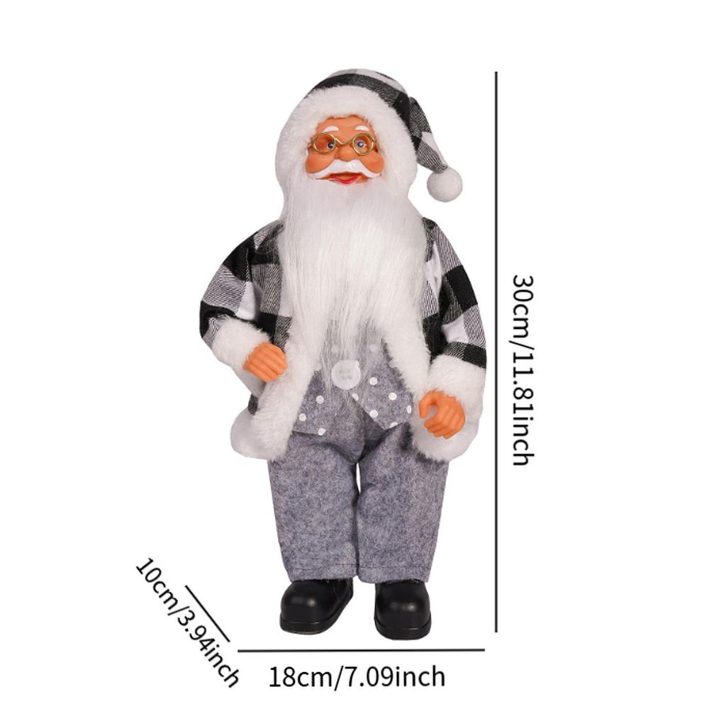 Christmas Santa Claus Doll Cute Decorative Craft Convenient Ornament Christmas