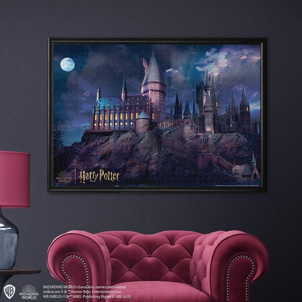 Tenyo Harry Potter 1000 Piece Jigsaw Puzzle Hogwarts Castle 51x73.5cm with Glue and Spatula Included