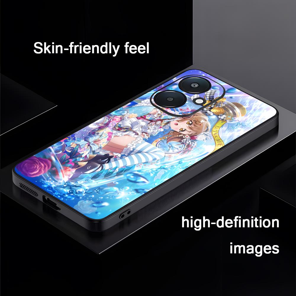 Anime Beliebtes LoveLive Handyhülle Für Xiaomi Redmi 14C 13C 12C Note14 13 12 11 10 Pro Plus S Weiche Schwarze Handyhülle