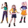 Europäisches & Amerikanisches Dämonenjäger Mädchen Cosplay Set - Rumi Zoi Kinder Halloween Kostüm