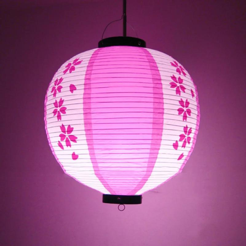 30cm Japanese Izakaya Outdoor Waterproof Decor Lanterns Sake Sushi Lamian Noodles Salmon Cuisine Restaurant Advertising Lantern