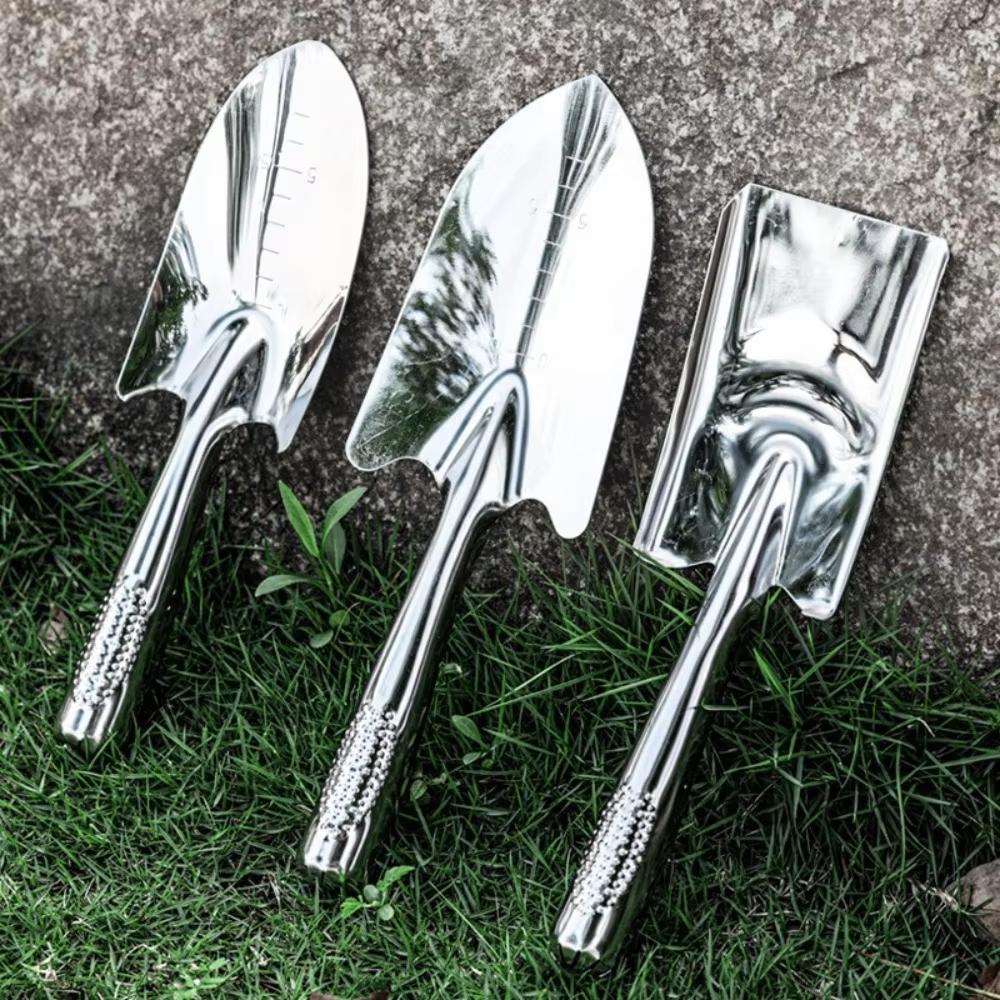 Multifunctional Ergonomic Garden Shovel Stainless Steel Universal Anti-corrosion Planting Shovel for Yard Household Supplies