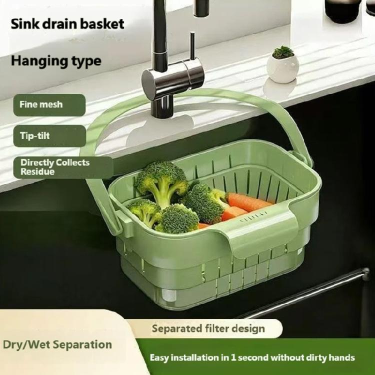 Foldable Sink Drainer Basket Hanging Strainer Colander For Efficient Drying Of Vegetables Fruits And Kitchenwares