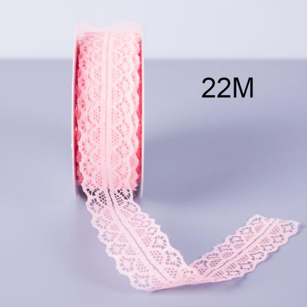 

Vintage Pattern 3cm Lace Ribbon Wide Ribbons Crafts Bow DIY Gift Wrap Handmade Rose Making Tool Lace Satin Ribbons рожевий