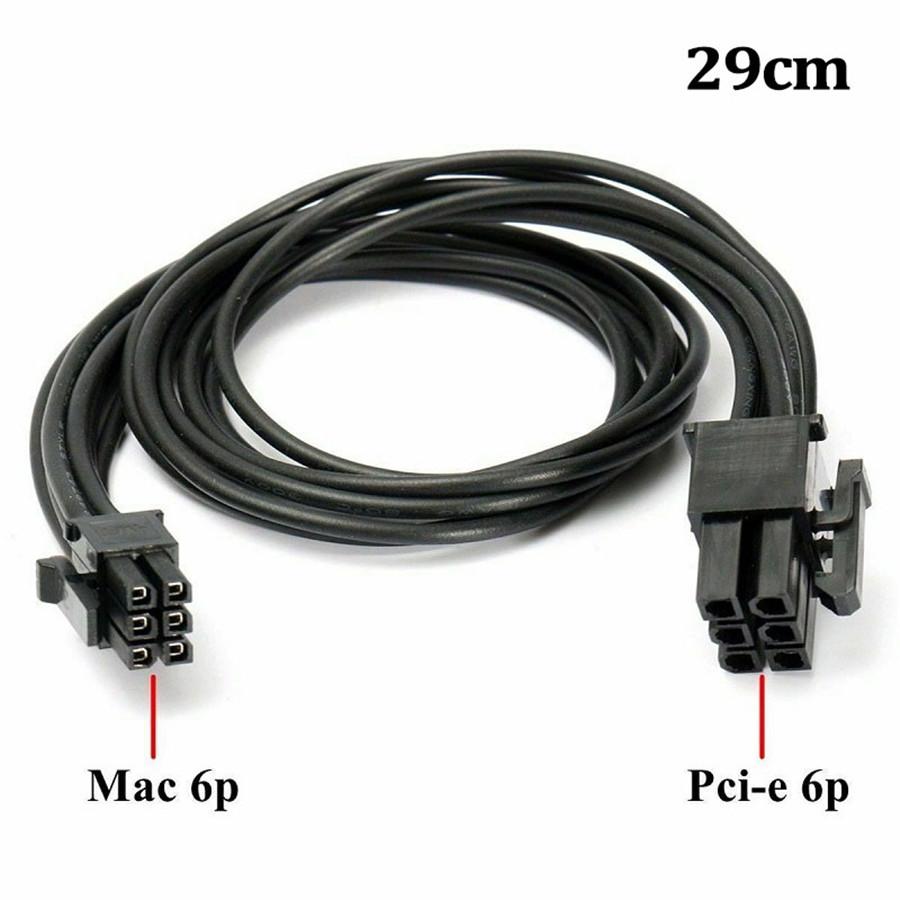 10PCS Mini 6-Pin To PCI-E 6PIN Graphics Video Card Power Cable Cord For Mac G5 / Pro