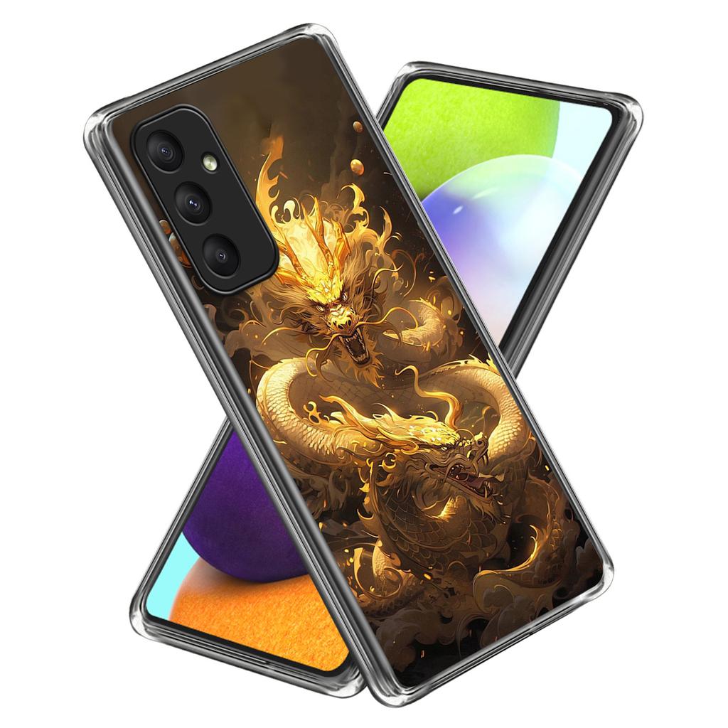 For Samsung Galaxy A55 5G Case Shock-Absorbent TPU Pattern Printed Phone Cover