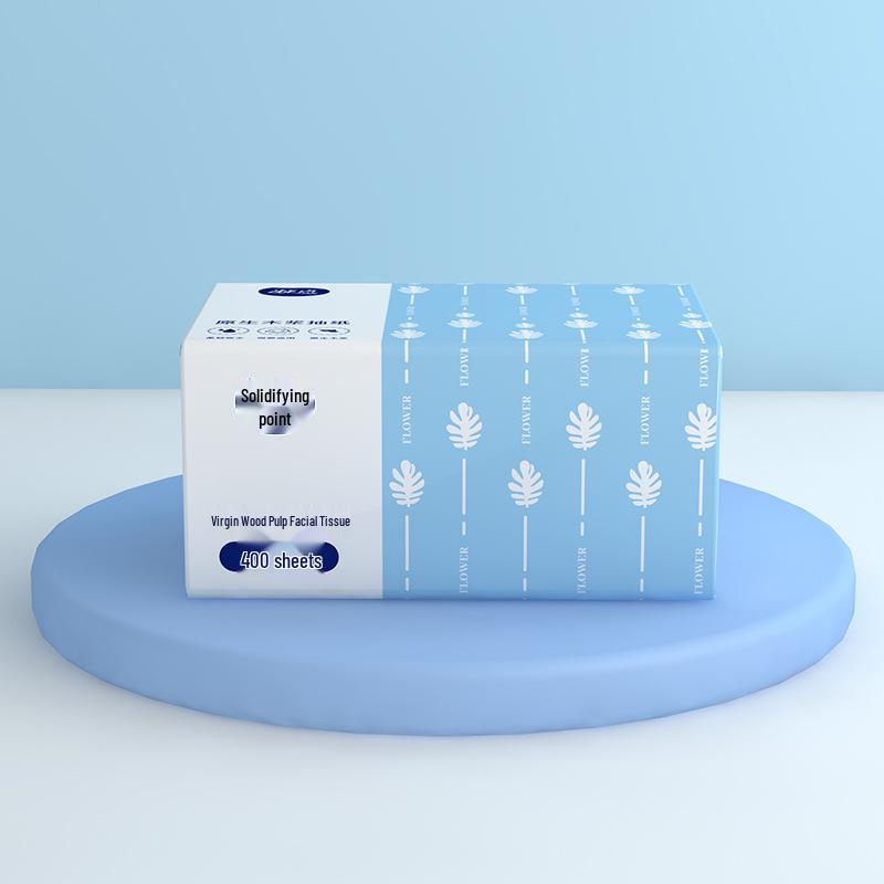 Tissue Box: 30 Large Packs, 400 Sheets Each - Suitable for Household and Baby Use
