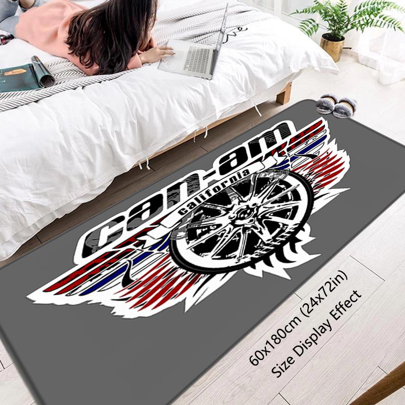 Foot Rug Welcome Floor Mat for CAN-AM BRP Racing Motorcycle Entryway Hallway Carpet Kitchen Water Absorb Rugs Fluffy Home Decor