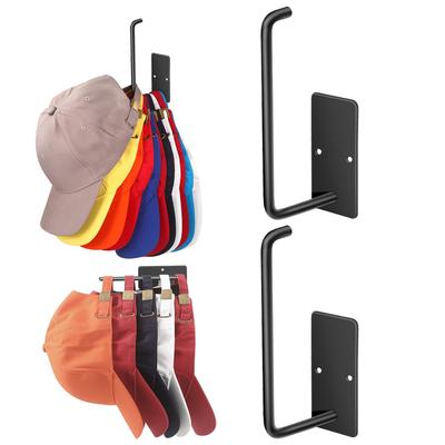 No Punching Baseball Cap Hat Rack Wall Mounted Casual Hat Clothing Jewelry Storage Hook Bathroom Kitchen Bedroom Storage Rack