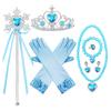 Frozen Elsa Dress Cinderella Princess Dress Halloween Love Veil Dress Children's Spring and Autumn Trend