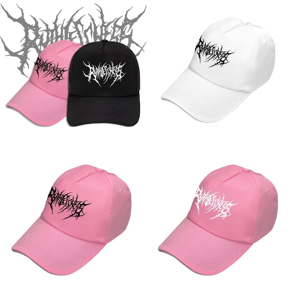 Street Gothic Punk Mens Casual Baseball Hat With Wide Brim Sun Blocking Outdoor