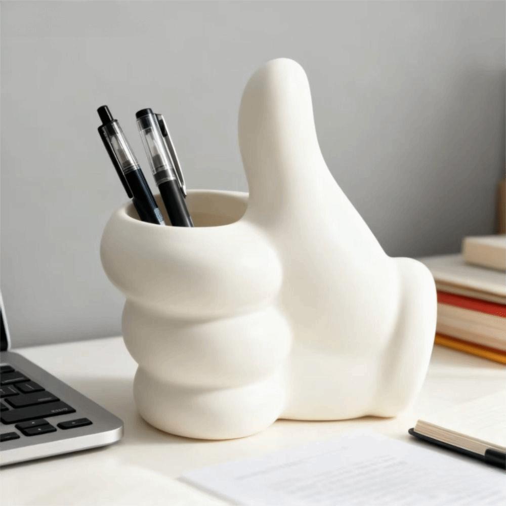 Trendy Style Pen Holder Creative Design Desktop Ornament Storage Ornament  Home Decoration
