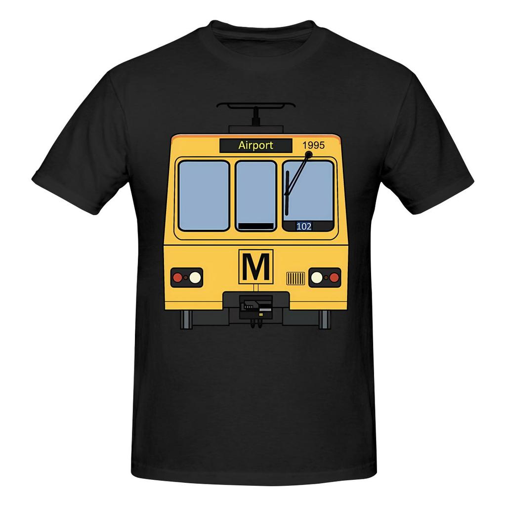 Yellow Metro Train Airport 1995 T-shirt