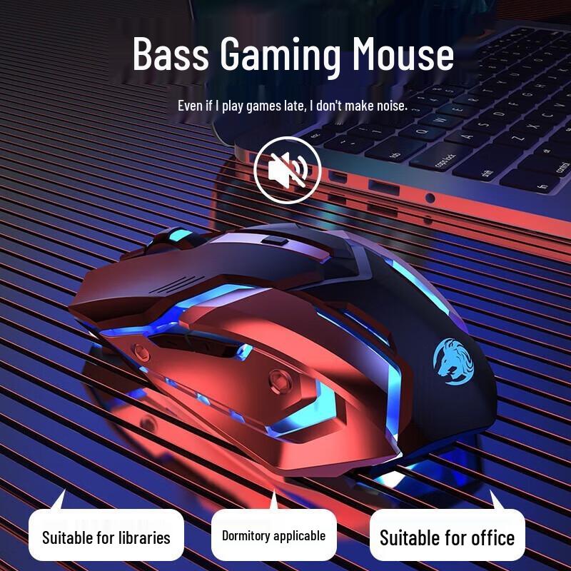 EWEADN GX710 Silent Multi-Mode Mechanical-Feel Keyboard & Mouse Combo