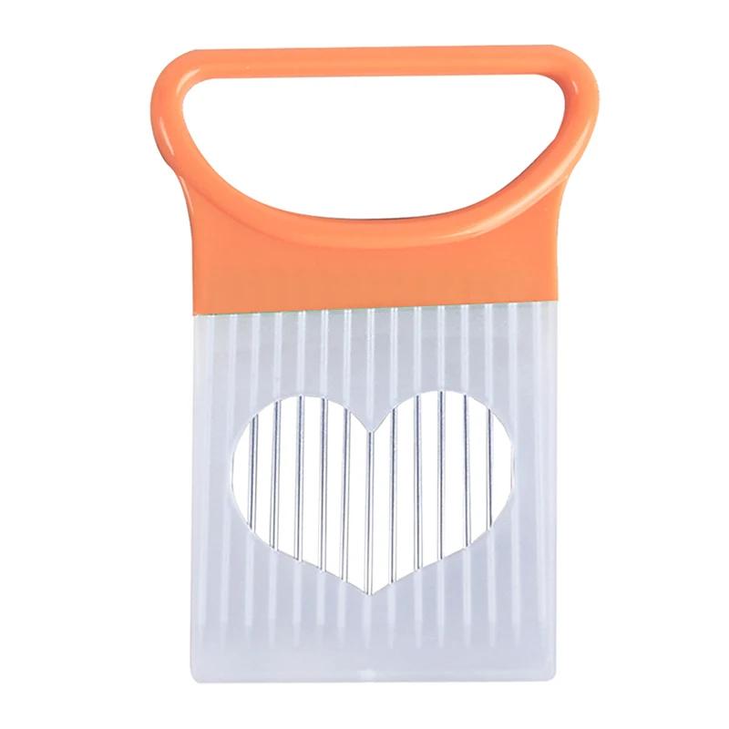Onion Cutter Vegetable Slicer Tomato Cutting Aid Holder Kitchen Gadget Tool for Fast Easy Slicing Stainless Steel Onion Needle оранжевый