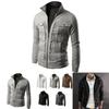 Mens Slim Fit Stand Collar Long Sleeve Coat Top Military Jacket For Stylish Look