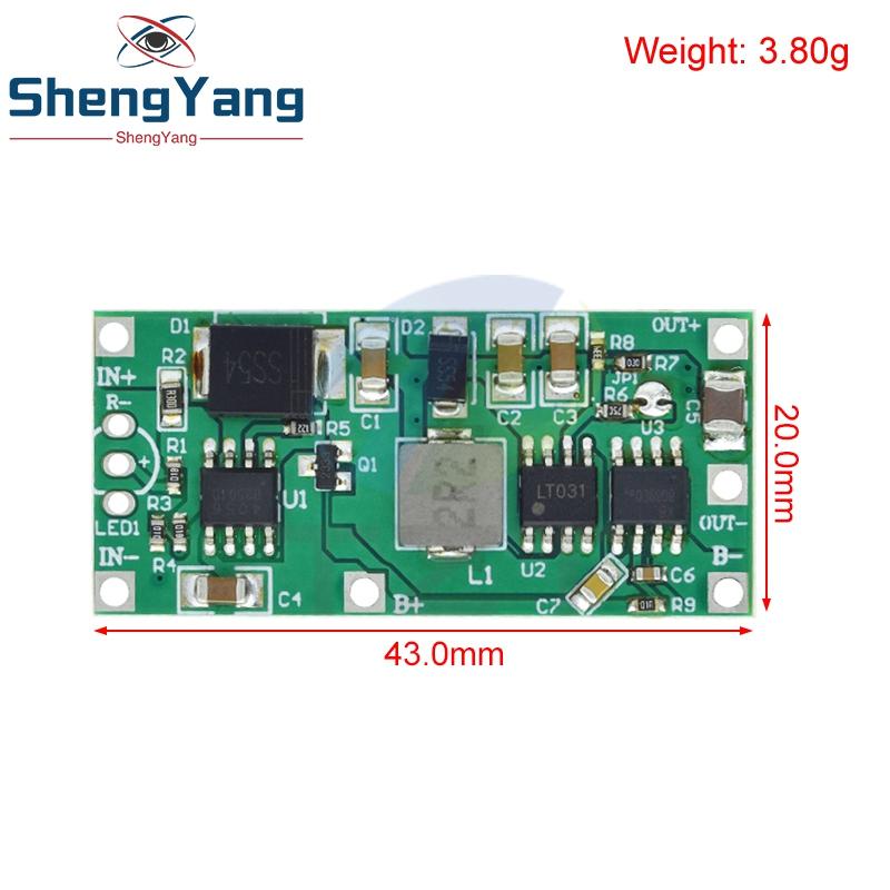 5V 2A Uninterruptible Power Supply Module 12V 15w Lithium Battery Reverse Connection Protection Power Outage Automatic Transfer