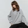 Sweat-shirt polaire Chuyu pour femme à col montant et broderie lapin
