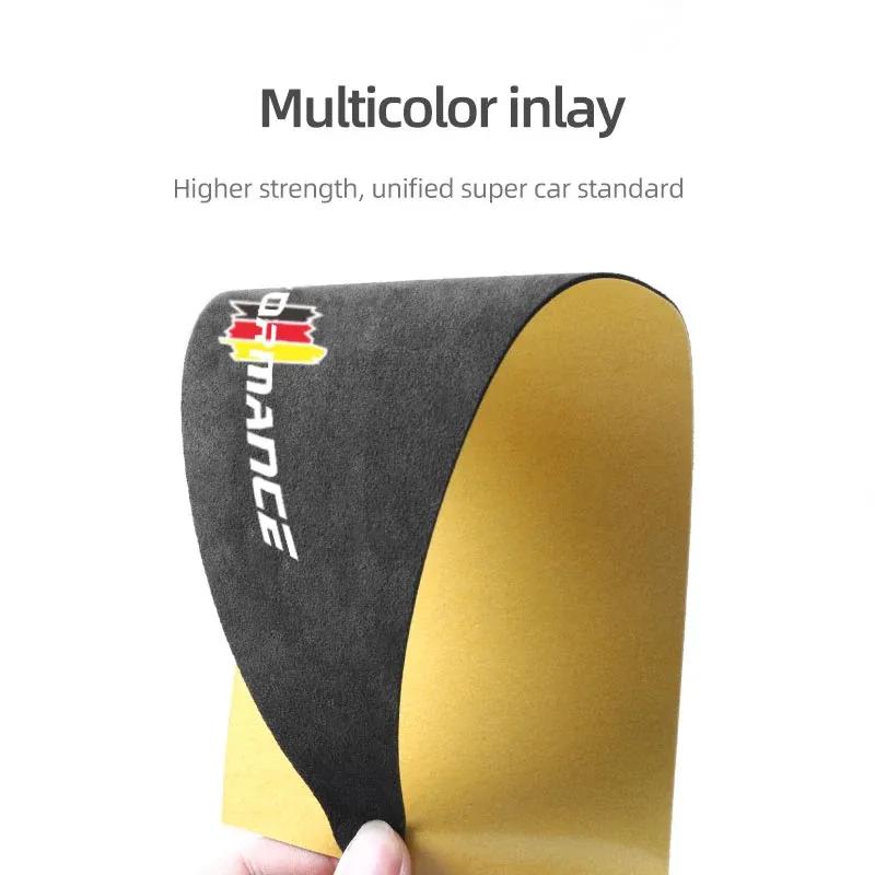 For BMW F30 F32 F34 Series 3 4 Made of Alcantara Dashboard Panel trument Trim M Performance Stickers Car Interior Accessories