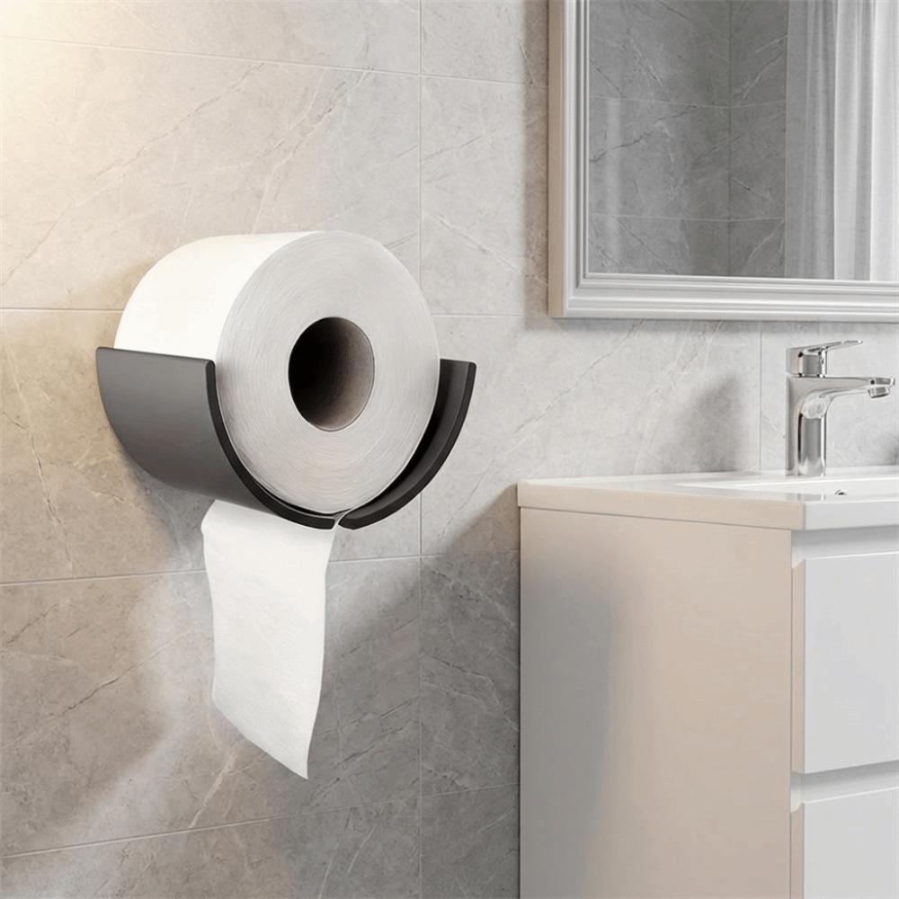 Plastic Wall-Mounted Paper Towel Box Space-Saving Paper Storage Rack Roll Paper Holder  Hotels