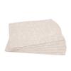 6Pcs Table Mat Set Artificial Leather Water Oil Heat Resist Multifunctional Textured Placemat for Restaurants Kitchens